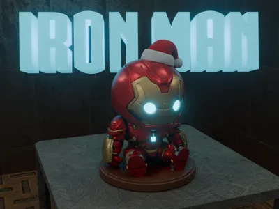 Chibi Iron Man Mini Figure
