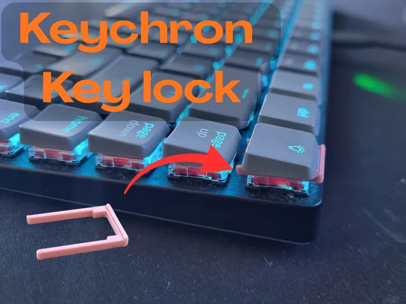 Keychron low profile optical switch key lock