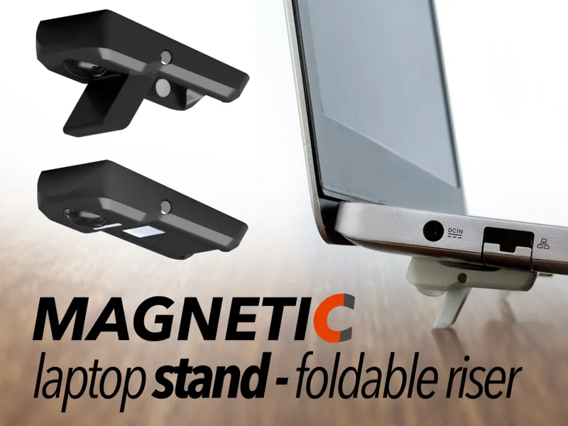 Magnetic Laptop Stand - foldable riser