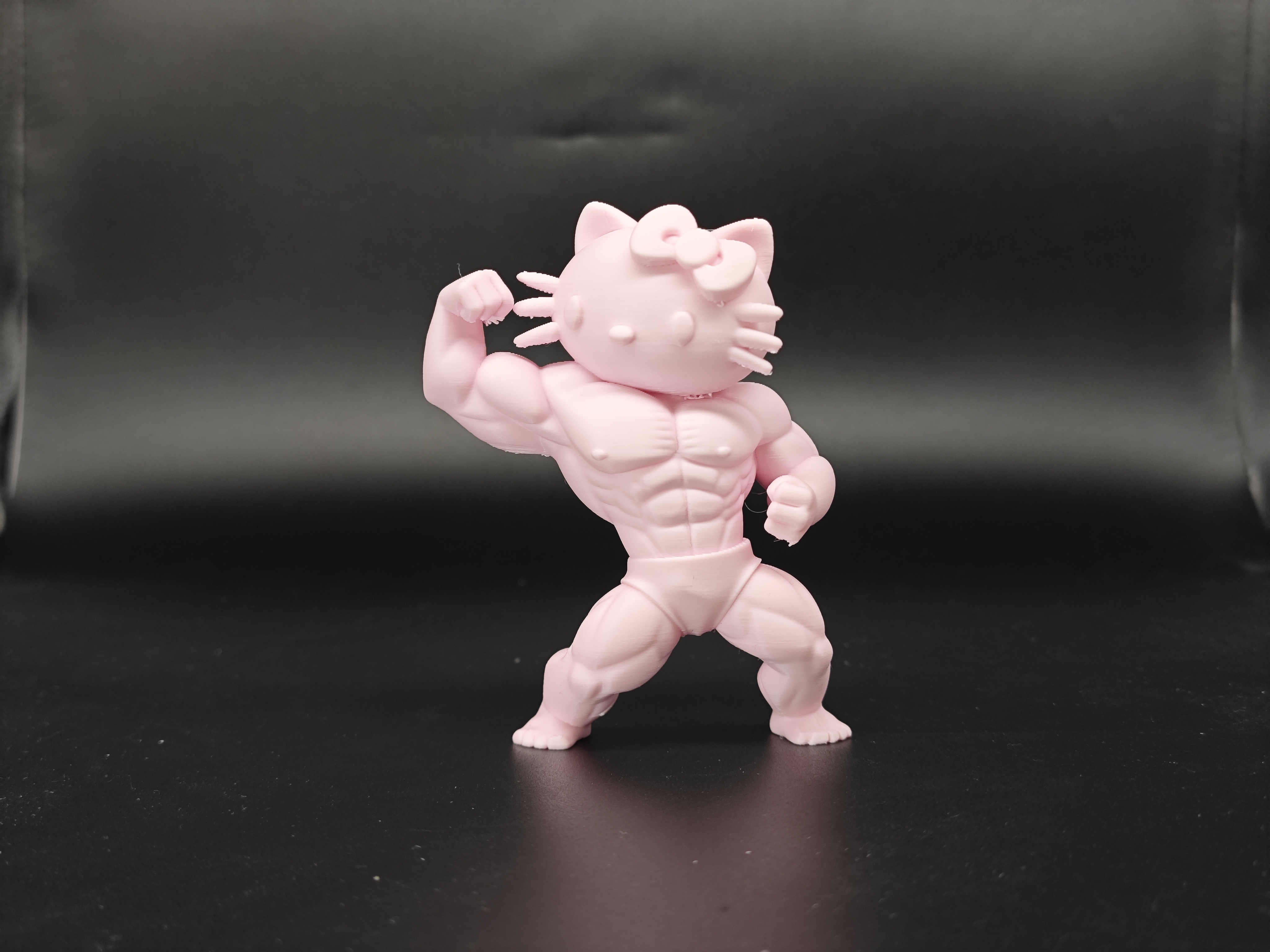 Miniatura 6 do modelo 3D 肌肉hello kitty摆件