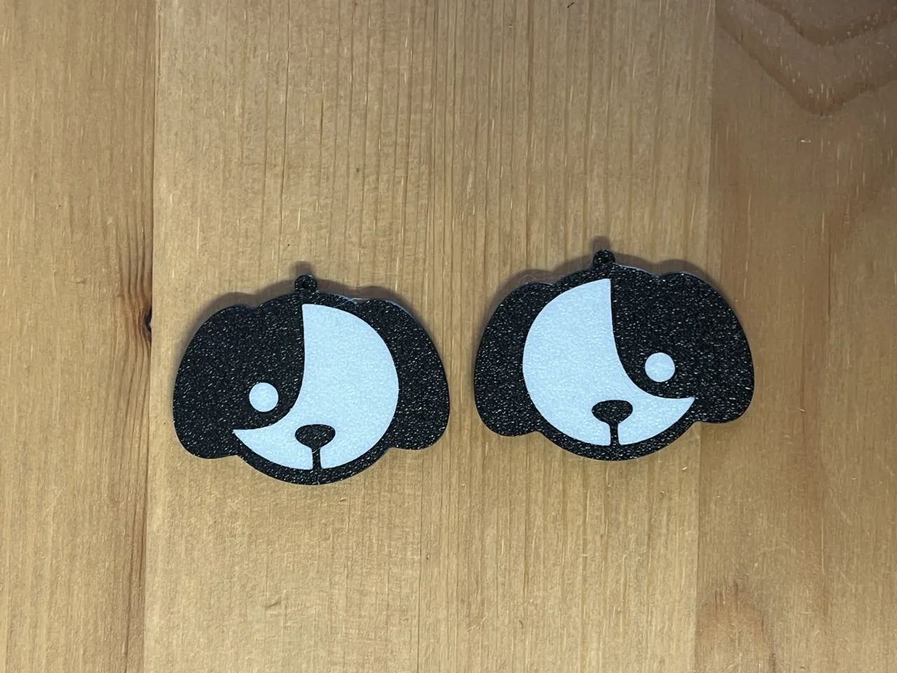 dog earrings view 2