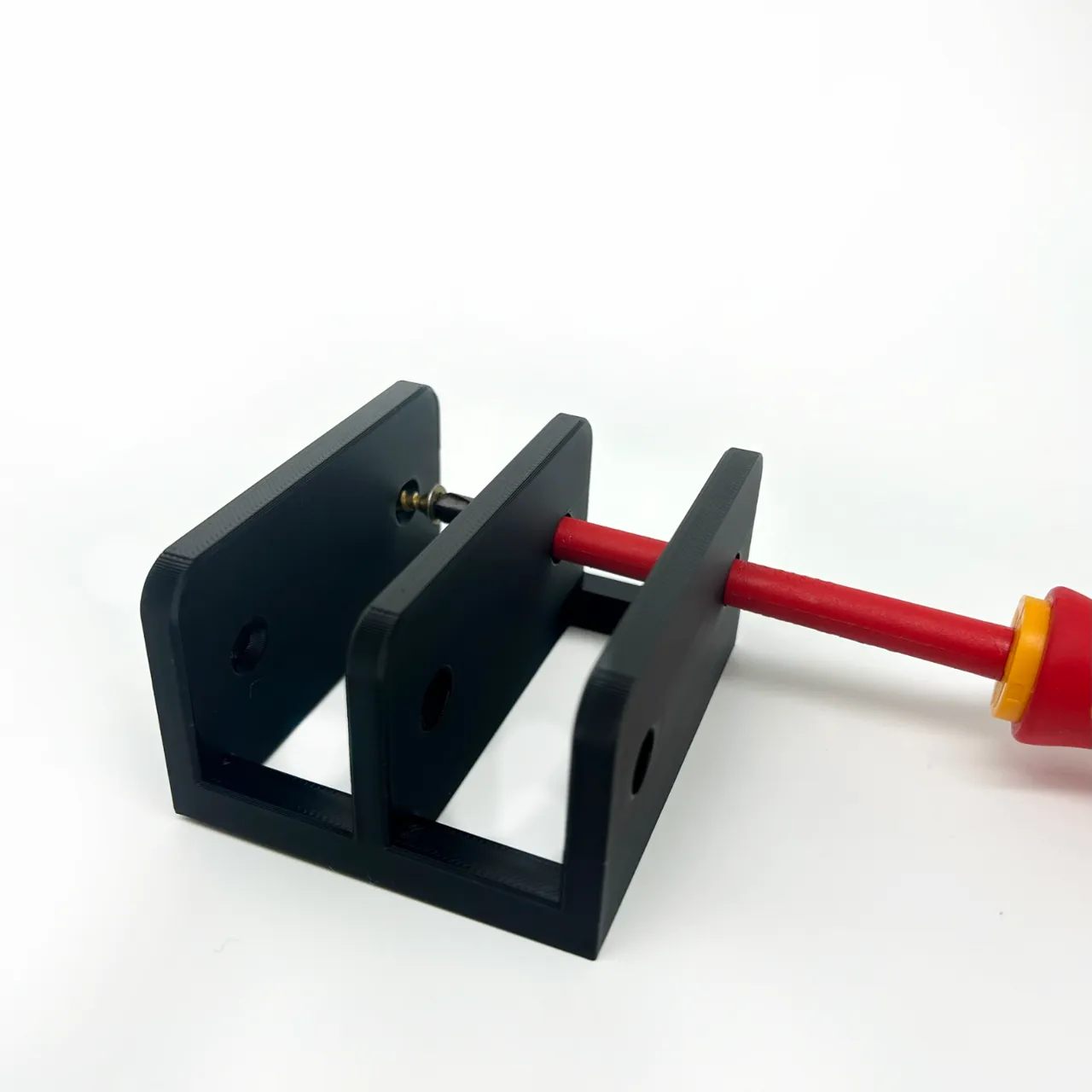 Double Under-Desk Laptop Holder for 2 devices view 4