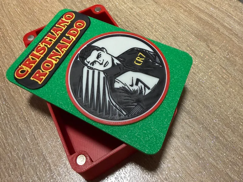 Scatola Magnetica Personalizzata Cristiano Ronaldo