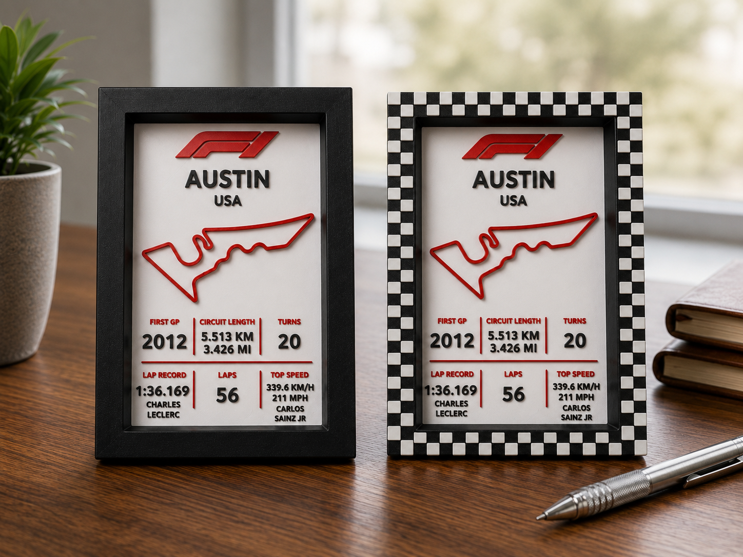 Formula 1 Austin Circuit Frame Collection