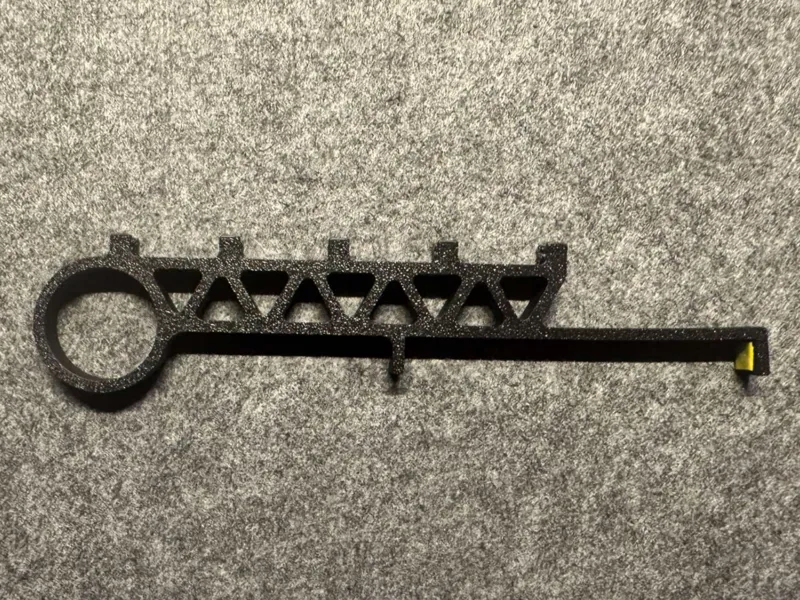 Under Desk Bracket Size of Cable Support