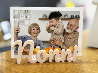 Grandparents' photo frame Porta foto scritta nonni