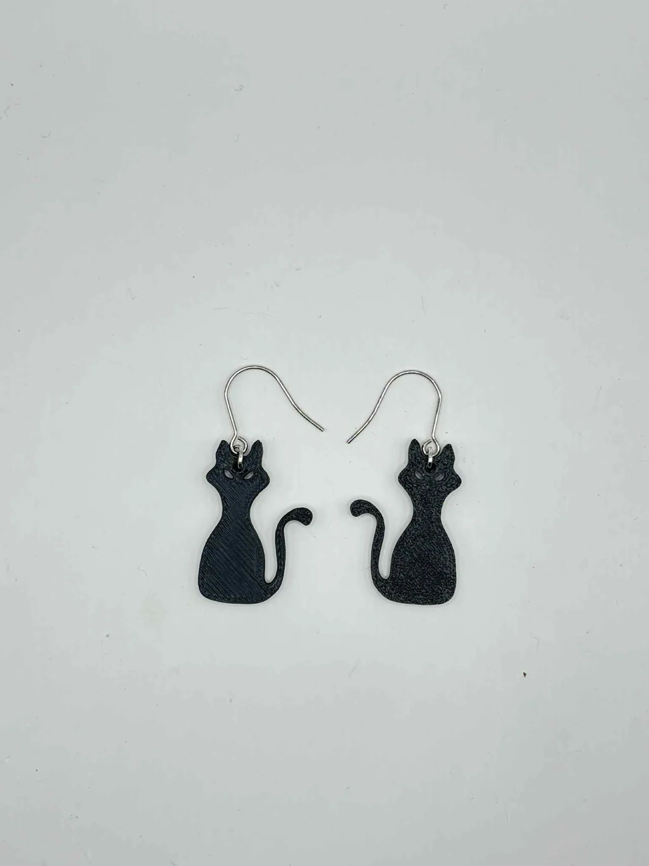 Black Cat Earrings - No AMS view 4