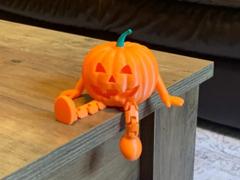 Accesorio de iluminación decorativa: Jack-O-Lantern Buddy — referencia de MakerWorld