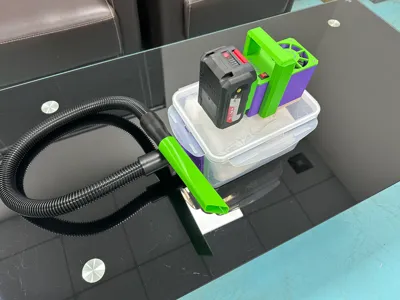 Build a 200W brushless vacuum cleaner for a low cost of 100 yuan (dust bag version) - Dayi A3 pin battery