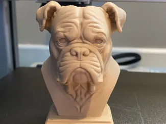 Estatue Old German Bulldog