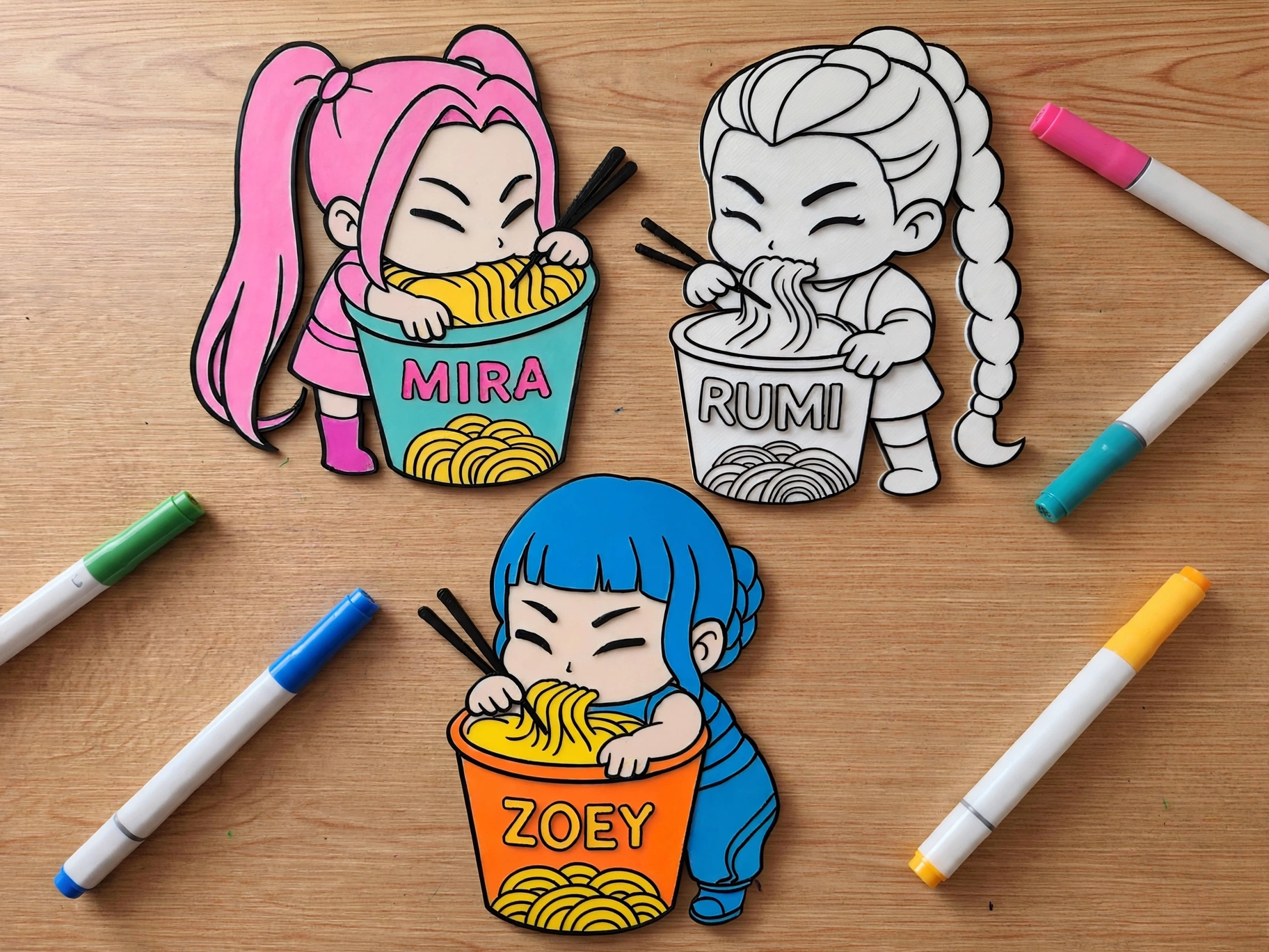KPop Demon Hunters Paintable Set - 1