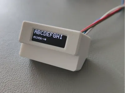 Case for Display I2C SSD1306 128x32 -> 15min Print