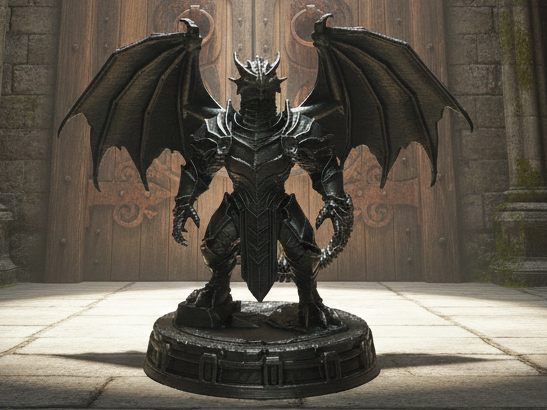 Miniatura 1 do modelo 3D Dragon Guard
