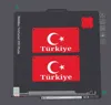 Turkey Flag: 0.16mm layer, 2 walls, 15% infill