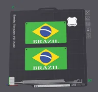 Brazil Flag: 0.16mm layer, 2 walls, 15% infill