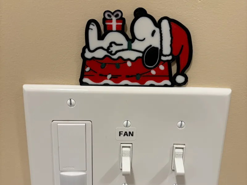 snoopy light switch cover