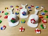 World Cup Bottle Cap Topper  Flags A - Q