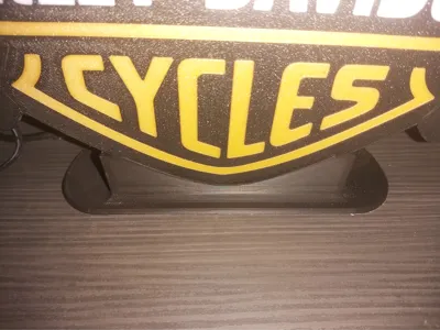 Stand for Harley Davidson LED logo lamp