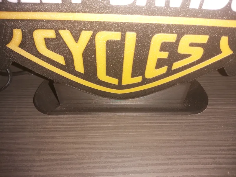 Stand for Harley Davidson LED logo lamp