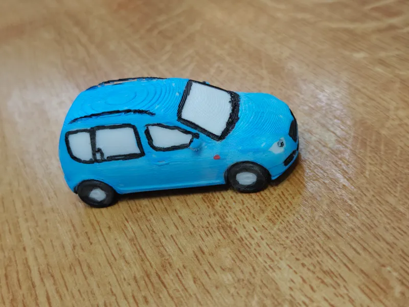 Skoda roomster car (decoration)