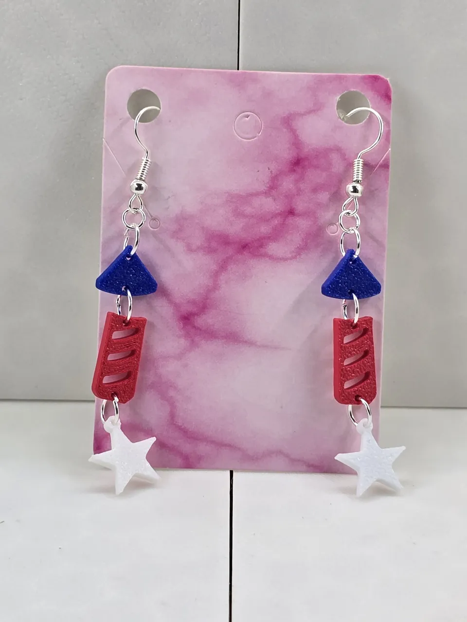4th of July Earrings view 2