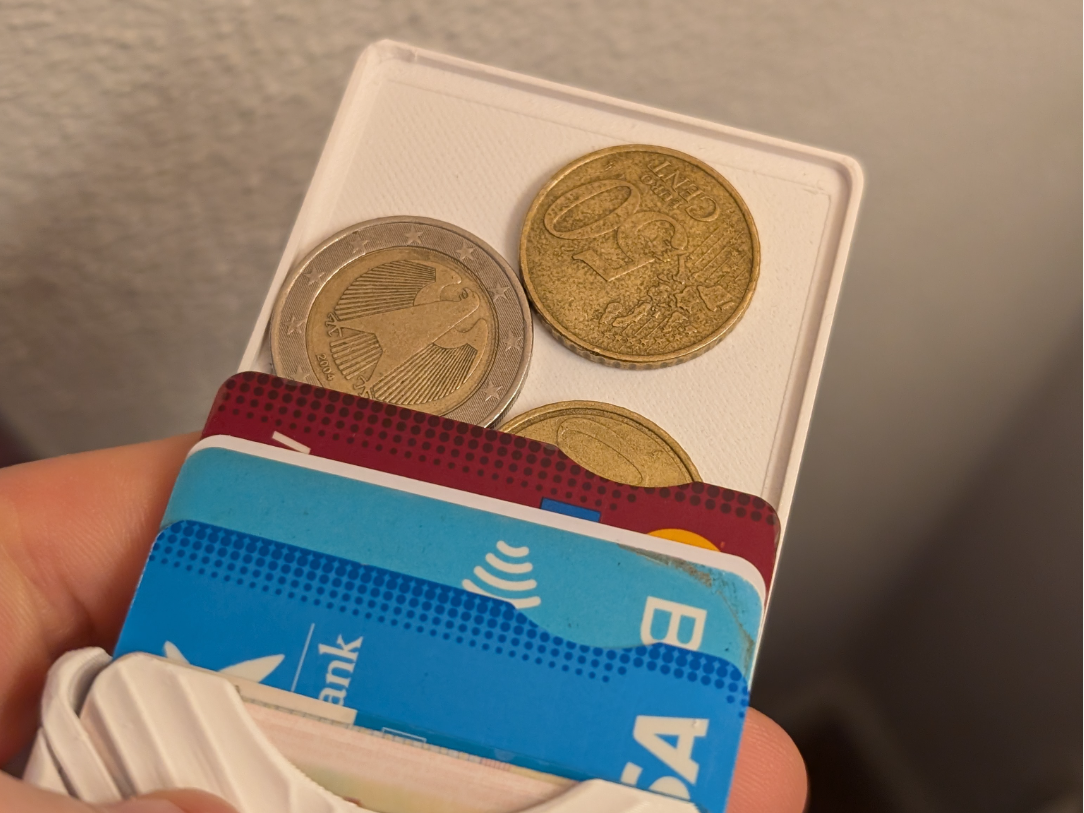 Monedero formato tarjeta de crédito para carteras