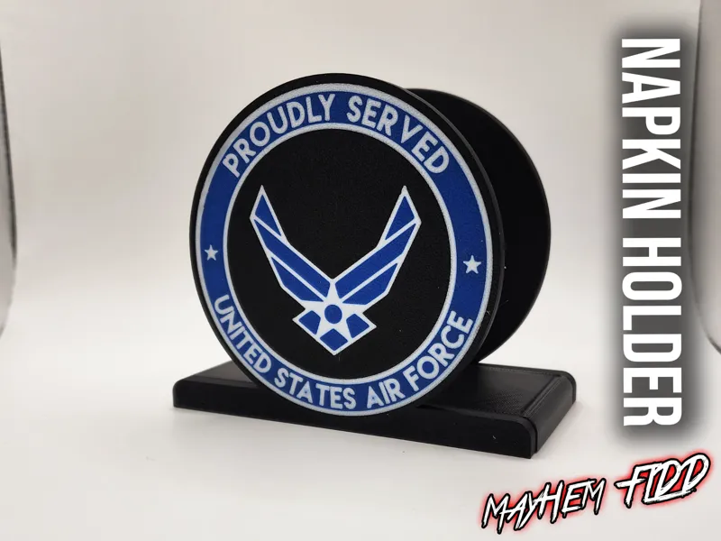 USAF - Proudly Served - Napkin Holder