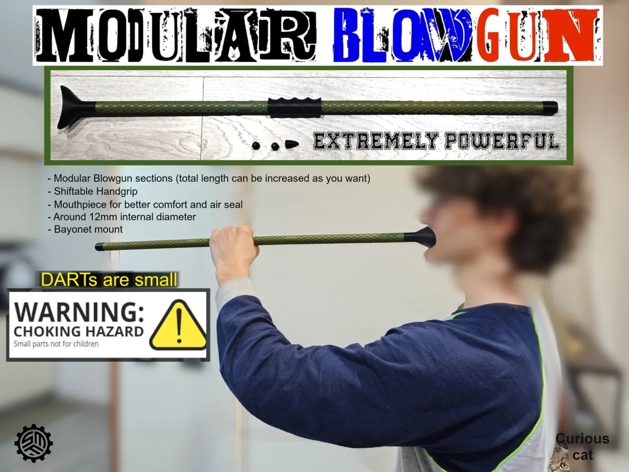 Modular Blowgun (Extremely Powerful!) view 4
