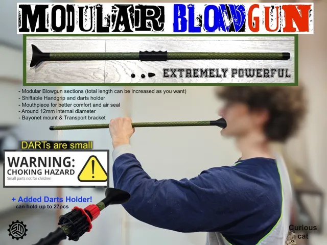 Modular Blowgun (Extremely Powerful!)