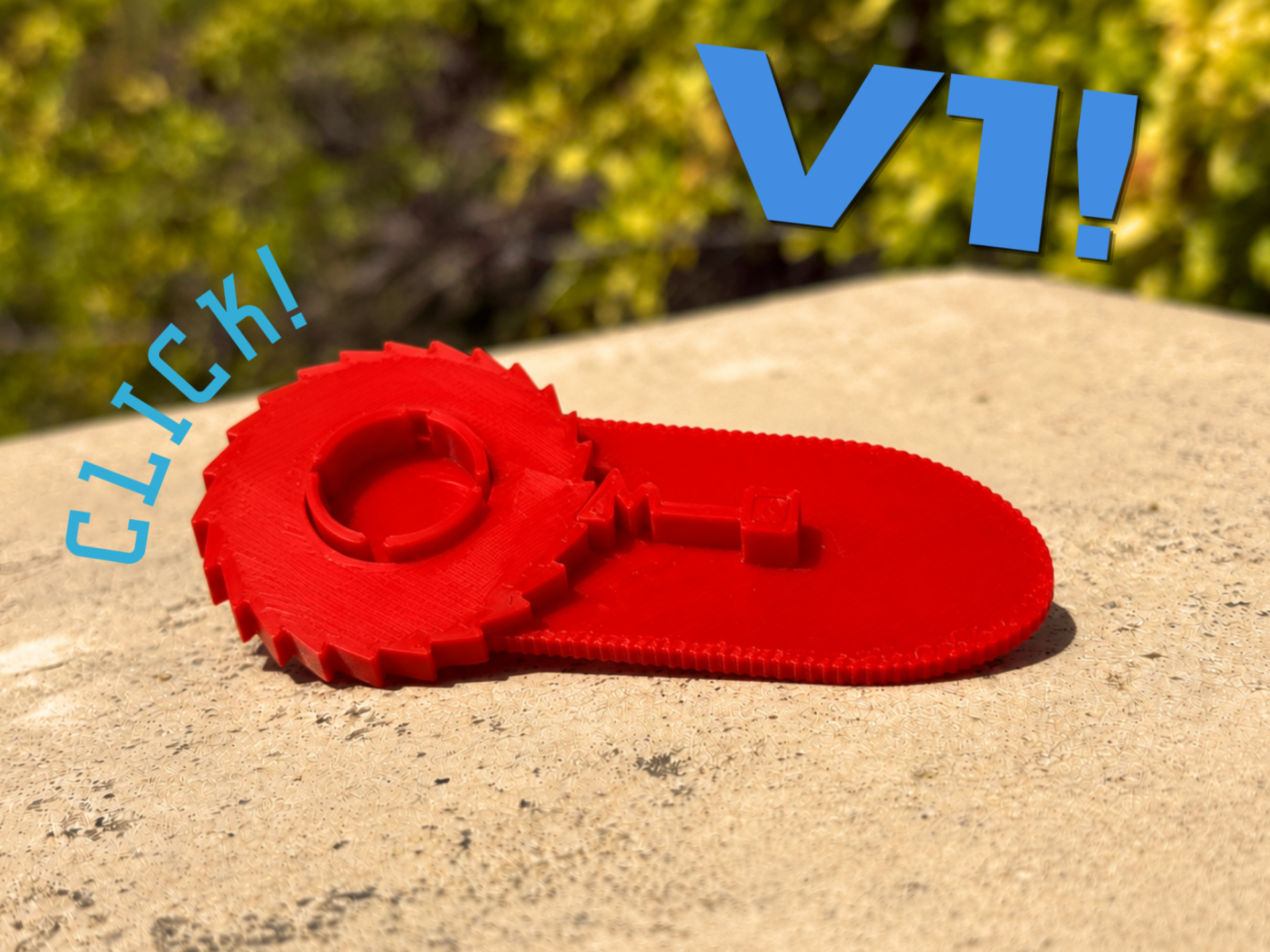 One-Way Scroll Wheel Click Fidget