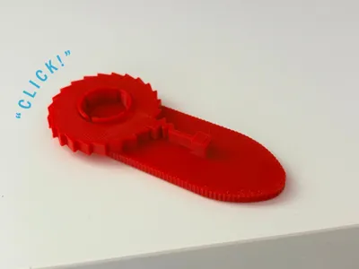 One-Way Scroll Wheel Click Fidget