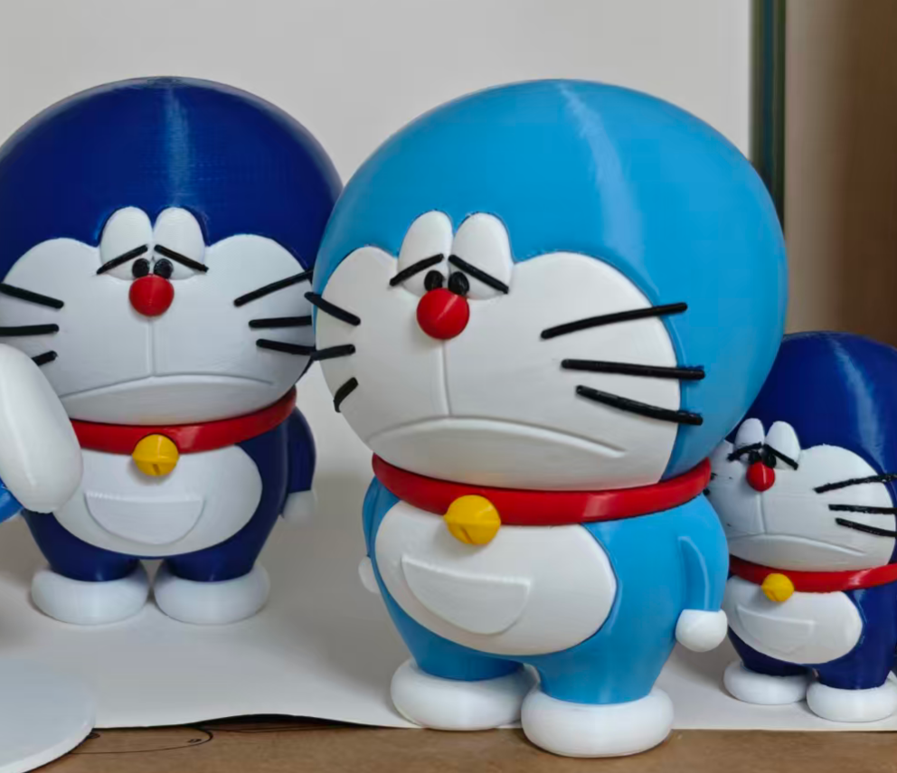 Miniatura 3 do modelo 3D 哆啦A梦 委屈哆啦表情包 15cm 适配多头 适配h2c
