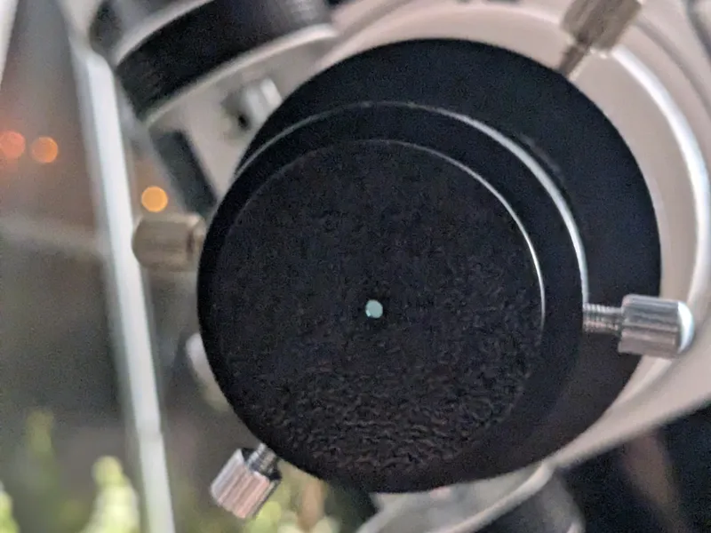 Collimation cap 1.25" eyepiece for telescope