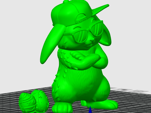 Cool Bunny with Attitude – 3D Print Model