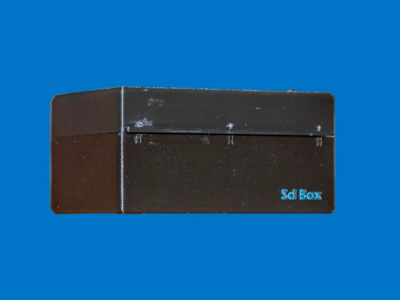 Scatola porta SD card