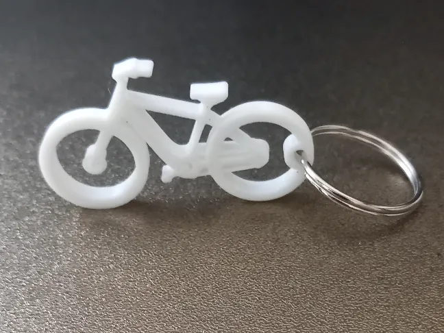 Electric bike keychain 
