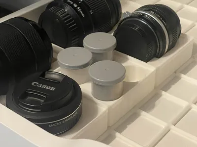 Gridfinity Film Canister Storage Set - 6 Sizes