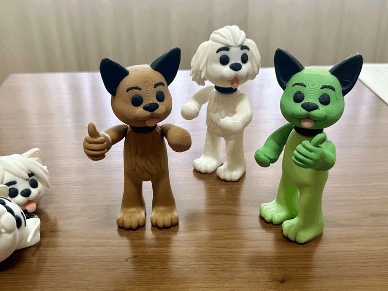 Modular Jointed Dogs