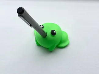 pen holder frog