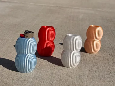 Modern BIC Lighter Case |Bubble Lighter Keychain