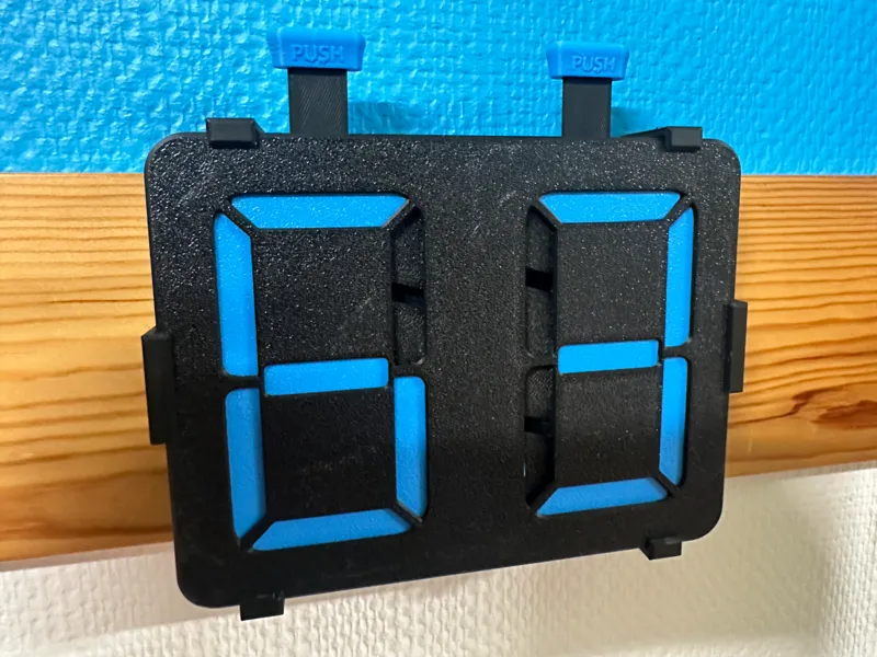 7 segment wall mount
