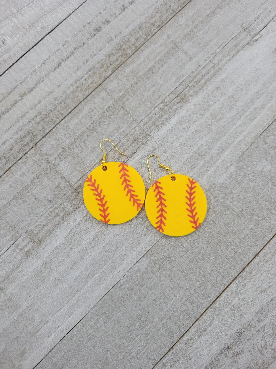 Lightweight Softball Earrings Sport – 3 Sizes view 3