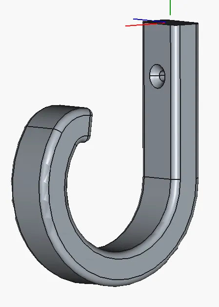 Simple hook - Free 3D Print Model - MakerWorld