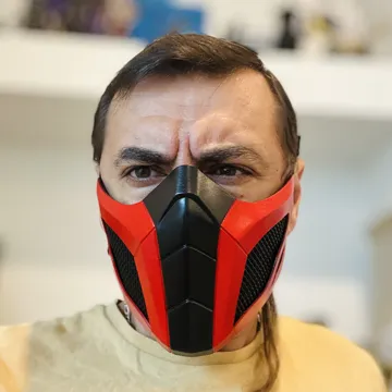 Pieza para disfraz o exhibición: Ermac Alternative mask - Soul Eater — vista de referencia 4