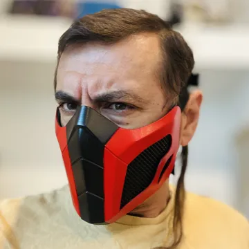 Pieza para disfraz o exhibición: Ermac Alternative mask - Soul Eater — vista de referencia 3