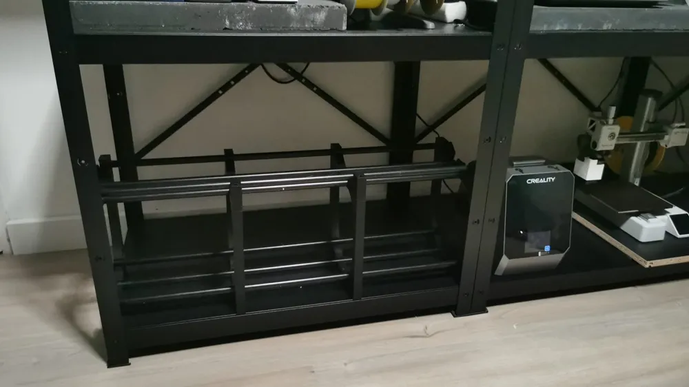 Fully Modular Filament/Spool Rack (PVC pipes) - Free 3D Print Model ...
