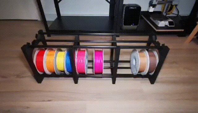 Fully Modular Filament/Spool Rack (PVC pipes)