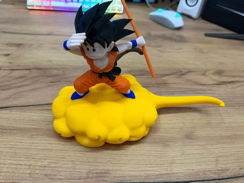 Goku Bambino coda su Nuvola Speedy