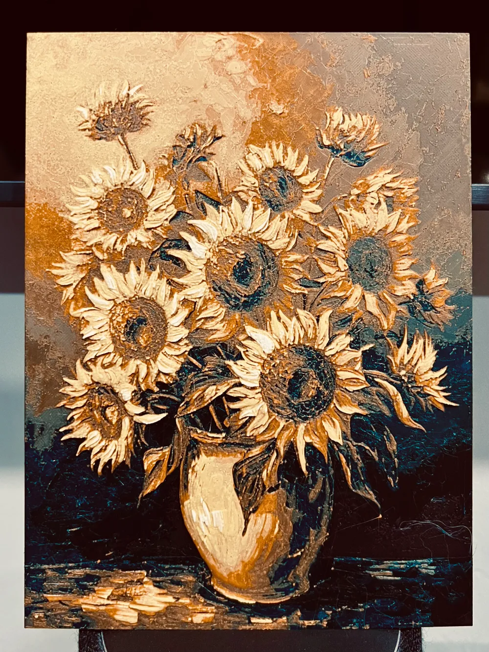Interpretation of Sunflowers by Van Gogh by Protoprints MakerWorld