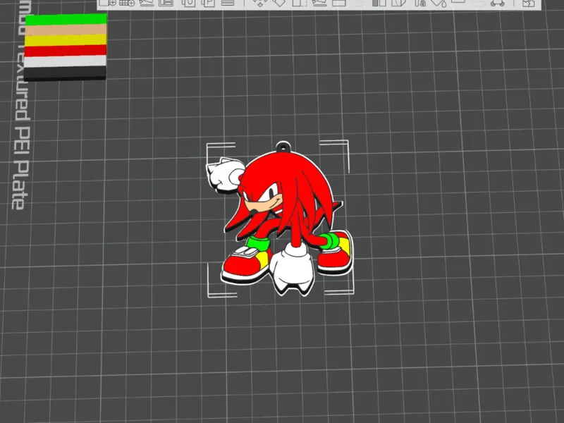 Llavero KNUCKLES